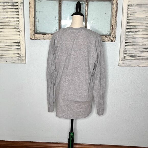 Love Tribe Womens Sweatshirt Tiger Crewneck Heather Grey Size 1X NWT - Picture 4 of 7